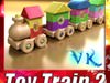 Wooden Toy Train High Res 3D Model