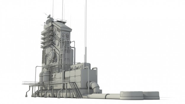 communication center 3D Model .max .obj .3ds .fbx