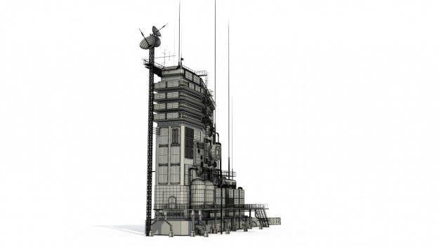 communication center 3D Model .max .obj .3ds .fbx