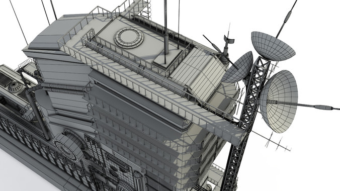 communication center 3D Model .max .obj .3ds .fbx