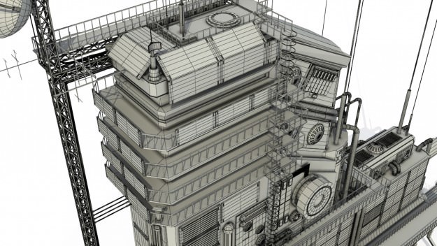 communication center 3D Model .max .obj .3ds .fbx