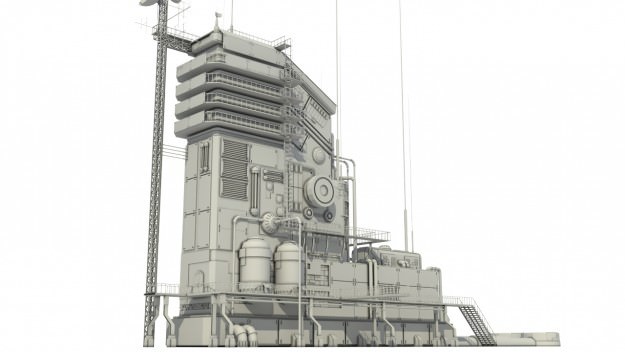 communication center 3D Model .max .obj .3ds .fbx