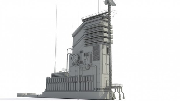 communication center 3D Model .max .obj .3ds .fbx