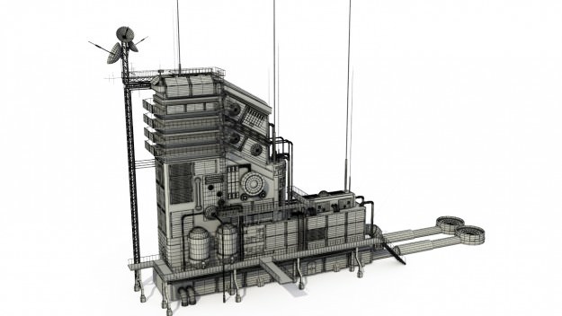 communication center 3D Model .max .obj .3ds .fbx