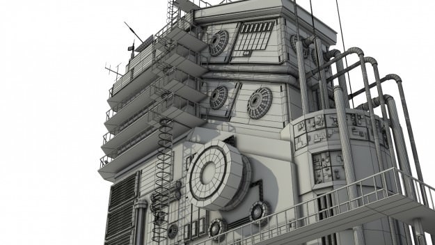 communication center 3D Model .max .obj .3ds .fbx