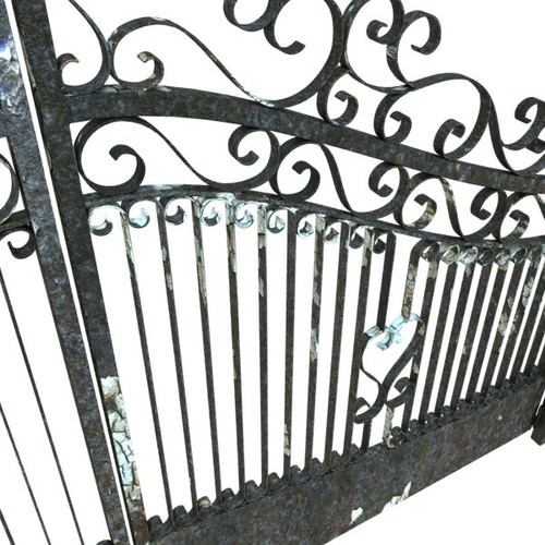 Wrought Iron Gate 01 3D Model .max .obj .3ds .fbx