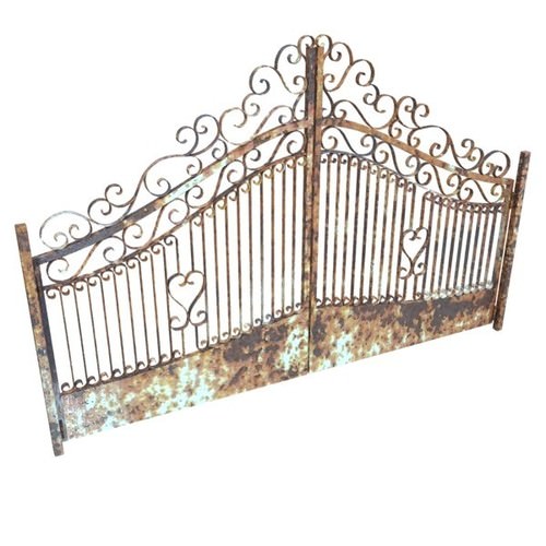 Wrought Iron Gate 01 3D Model .max .obj .3ds .fbx