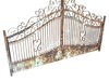 Wrought Iron Gate 01 3D Model .max .obj .3ds .fbx