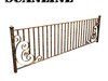 Wrought Iron Fence 01 High res 3D Model .max .obj .3ds .fbx