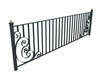 Wrought Iron Fence 01 High res 3D Model .max .obj .3ds .fbx