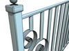 Wrought Iron Fence 01 High res 3D Model .max .obj .3ds .fbx