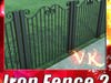 Wrought Iron Fence 02 3D Model