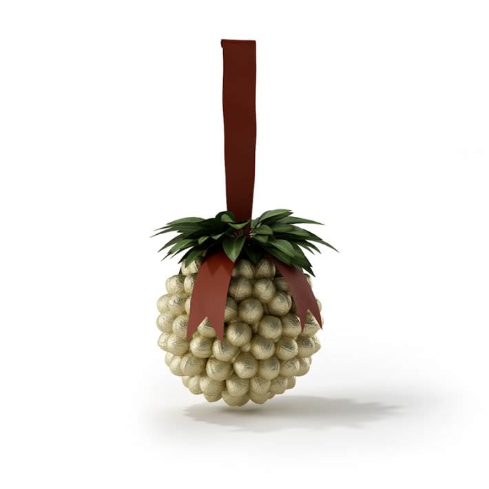 traditional christmas mistletoe decoration 3d model traditional christmas mistletoe decoration 3d model