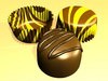 Chocolate Candy Pieces in Heart Box 3D Model .max .obj .3ds .fbx