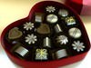 Chocolate Candy Pieces in Heart Box 3D Model .max .obj .3ds .fbx