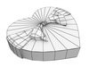 Chocolate Candy Pieces in Heart Box 3D Model .max .obj .3ds .fbx