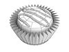 Chocolate Candy Pieces in Heart Box 3D Model .max .obj .3ds .fbx