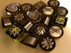 Chocolate Candy Pieces in Heart Box 3D Model .max .obj .3ds .fbx