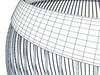 Red Apples in Decorative Metal Wire Container 3D Model .max .obj .3ds .fbx