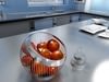 Red Apples in Decorative Metal Wire Container 3D Model .max .obj .3ds .fbx