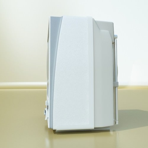 Retro TV High res 3D Model .max .obj .3ds .fbx