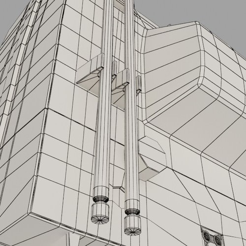 Retro TV High res 3D Model .max .obj .3ds .fbx