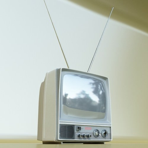 Retro TV High res 3D Model .max .obj .3ds .fbx
