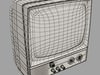Retro TV High res 3D Model .max .obj .3ds .fbx
