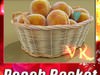 Peaches in Basket 3D Model