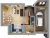 Home Interior Floor Plan 01 3D Model
