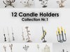 12 Candle Holders Nr1 3D Model