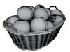 Fruits and Basket Collection 3D Model .max .obj .3ds .fbx