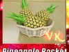 Pineapples in Wicker Basket 10 3D Model