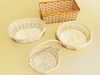 Wicker basket collection 4 items 3D Model .max .obj .3ds .fbx