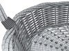 Wicker basket collection 4 items 3D Model .max .obj .3ds .fbx