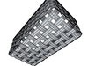 Wicker basket collection 4 items 3D Model .max .obj .3ds .fbx