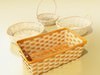 Wicker basket collection 4 items 3D Model .max .obj .3ds .fbx