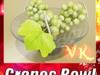 Green Grapes in Glass Bowl