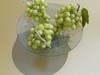 Green Grapes in Glass Bowl 3D Model .max .obj .3ds .fbx