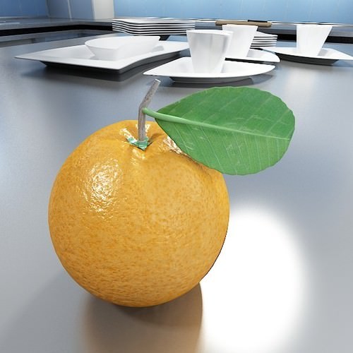 Grocery Store Produce Display Fruits 3D Model .max .obj .3ds .fbx