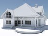 Traditional House 02 3D Model .max .obj .3ds .lwo .lw .lws .hrc .xsi