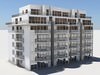 Residential Complex Element 03 3D Model .max .obj .3ds .lwo .lw .lws