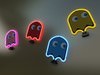 Table Lamp Pac Man Ghost 3D Model .max .3ds .fbx