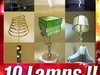 10 Modern Floor Lamps. 3D Model