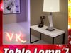 Modern Table Lamp 07 Silver