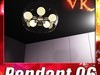 Modern Pendant Lamp 06 3D Model .max .obj .3ds .fbx