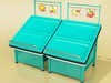 Fruit Stand Smoothable 3D Model .max .obj .3ds .fbx
