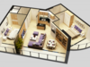 3D Model Detailed House Cutaway 3D Model
