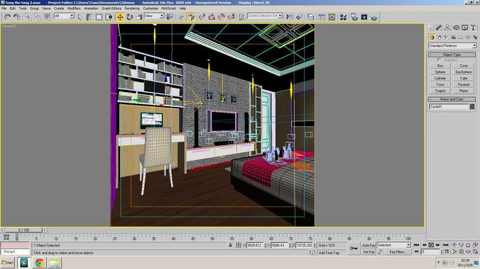 3D Model Photoreal Apartment or Hotel Suite B2-c07 3D Model .max