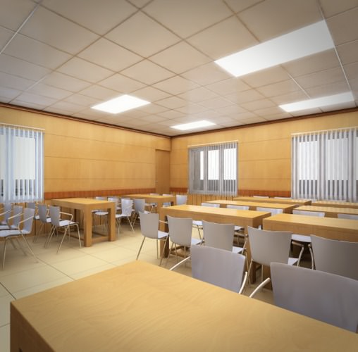 3D Model cutaway Detailed Office Building Interior Scenes 3D Model .max